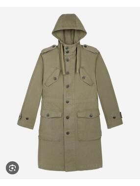 The Kooples Khaki Parka (S)